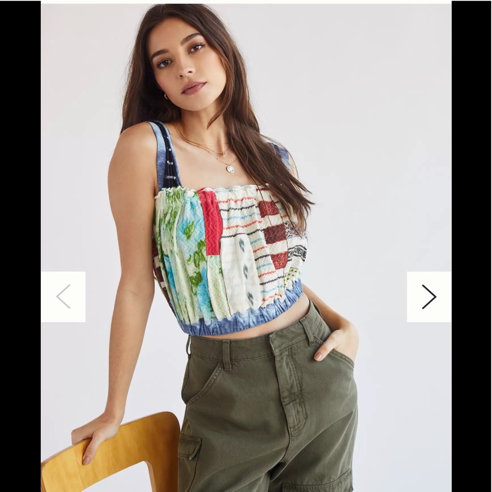 Anthropologie Crafted Cropped Tank.